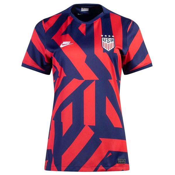 Camiseta Estados Unidos 2ª Mujer 2022 Rojo